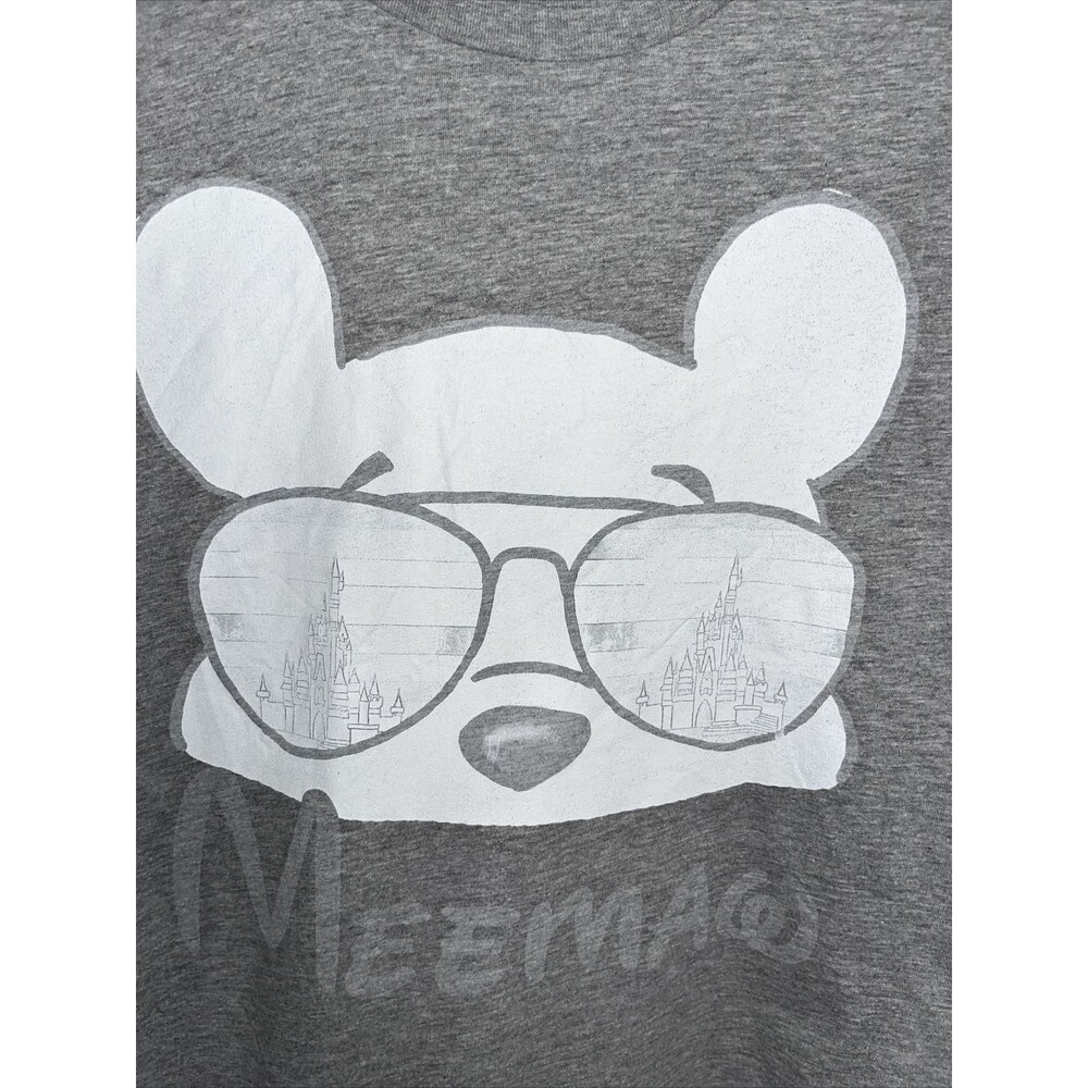 Mickey Mouse Face Wearing Sunglasses Reflects Cinderellas Castle At Hersheypark